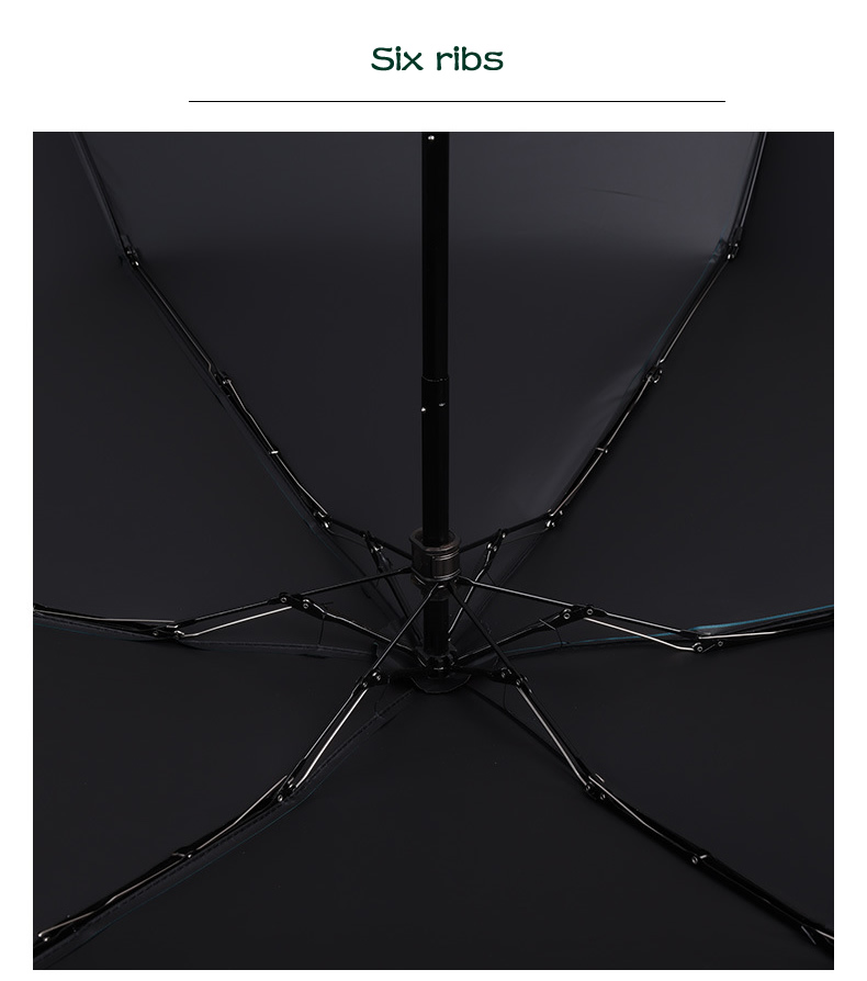 six ribs umbrella