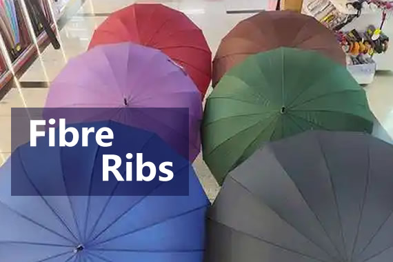 fibre ribs umbrella ribs
